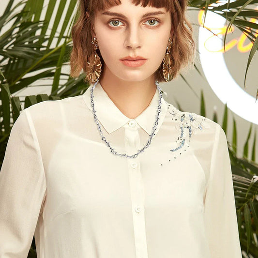 Thorn Necklace Gothic Choker – Punk Chunky Zinc Alloy Collarbone Jewelry